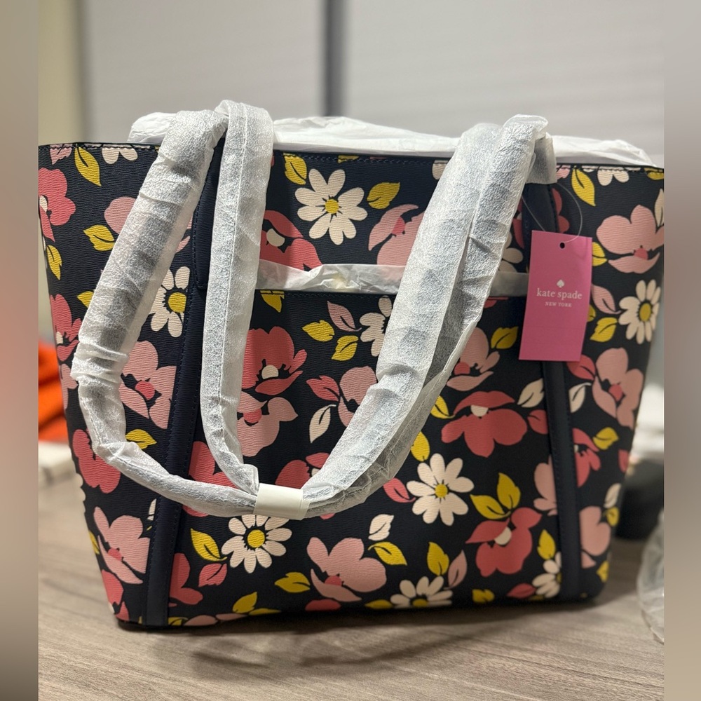Kate Spade Floral Large Tote Bag
